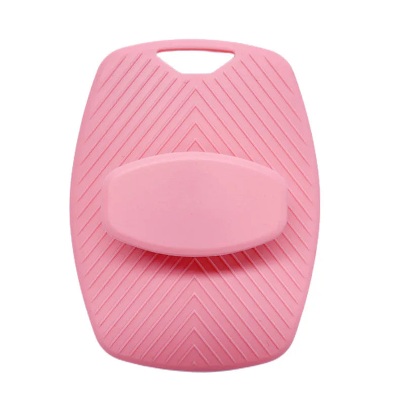 Soft Silicone Bath Body Brush Exfoliating Shower Scrubber Deep Cleaning Back Massage Sponge for Home Bathroom Spa Care