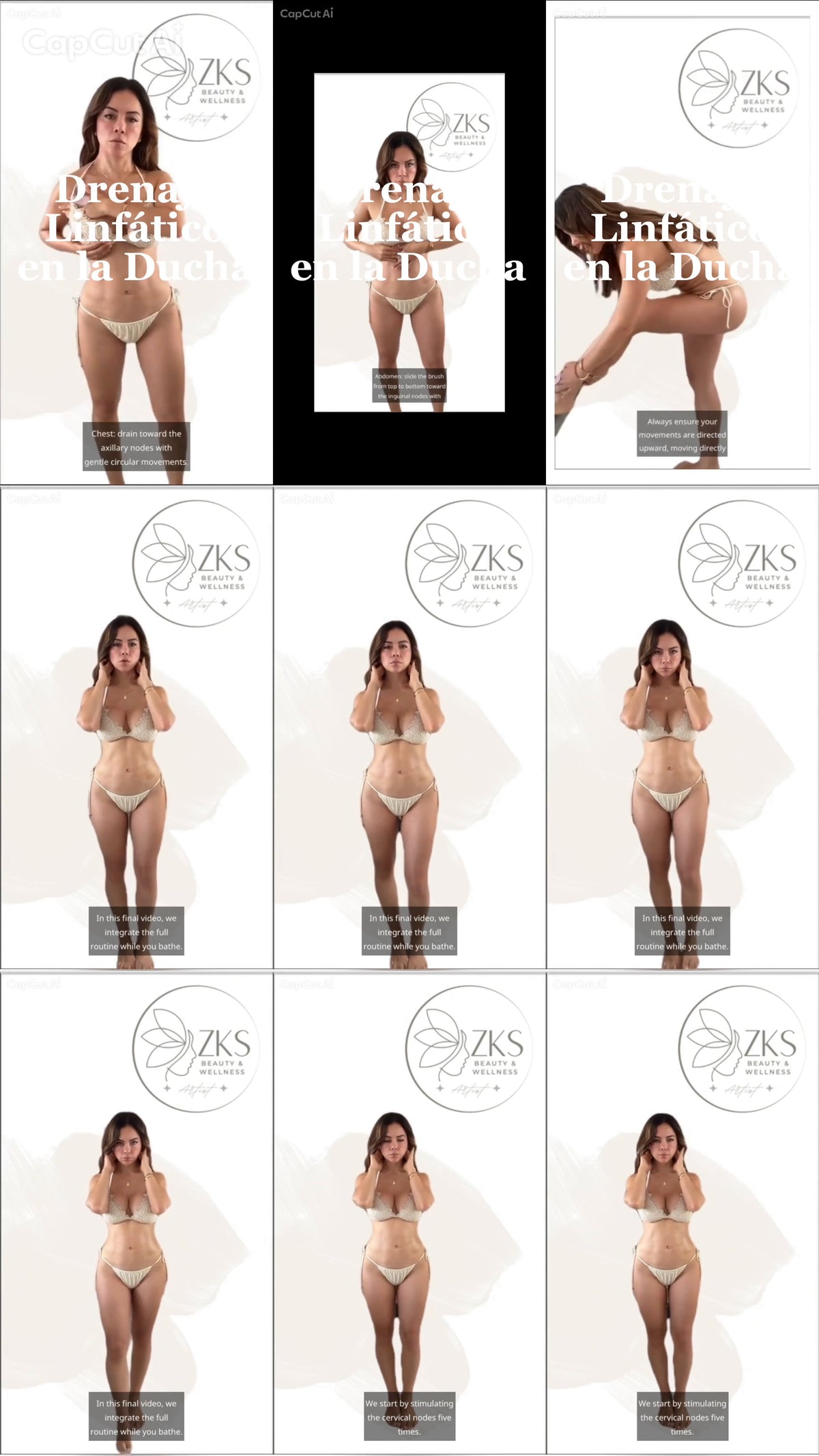 Cargar video: RitualBrush™ is a guided online self-care course designed to teach you a structured shower ritual       inspired by lymphatic flow and mindful body massage during your bath. With the purchase of the course,       you will receive two silicone brushes to complement your at-home body and hair care ritual.